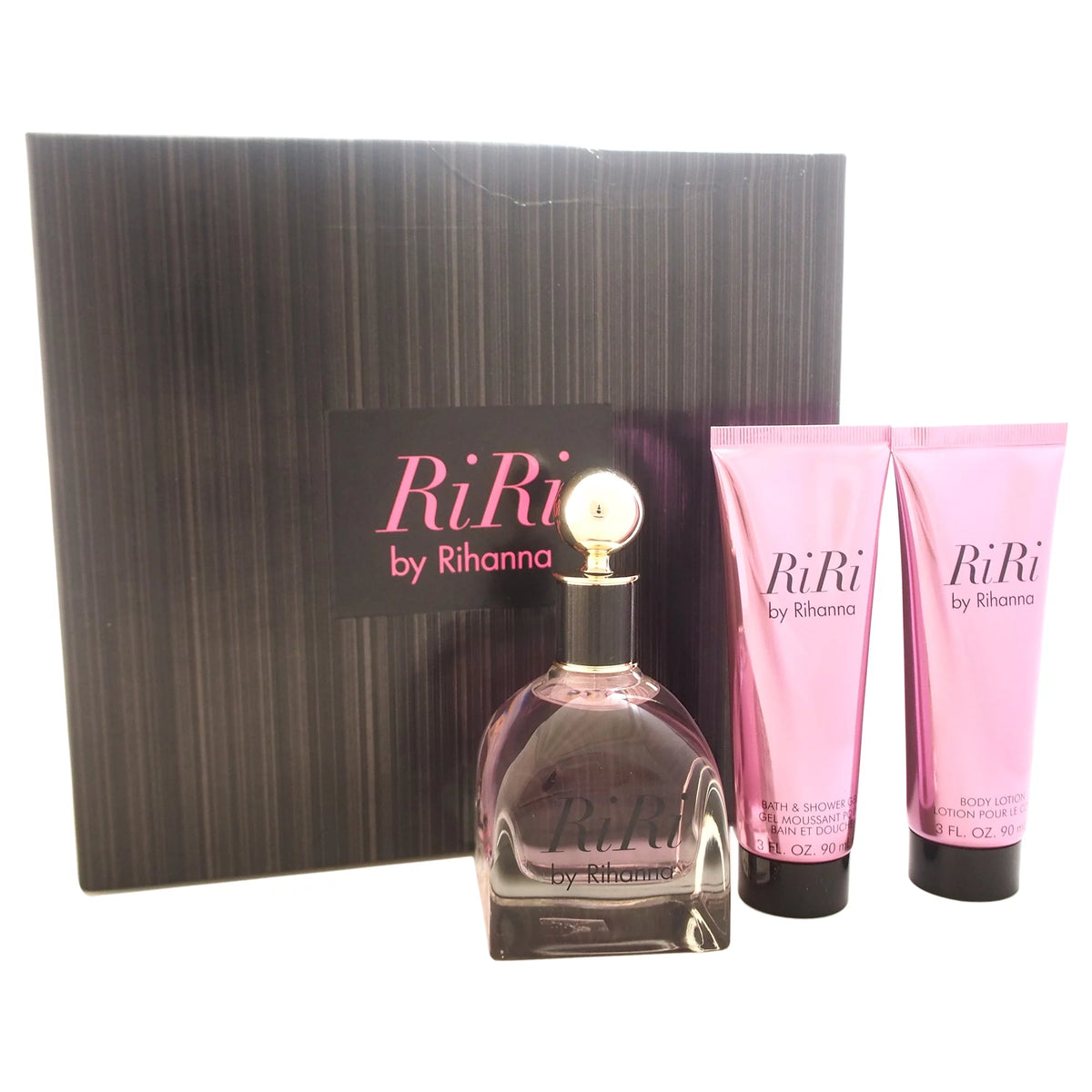 3.4 Oz Eau de Parfum Spray, Body Lotion, Bath & Shower Gel Gift Set Z43918
