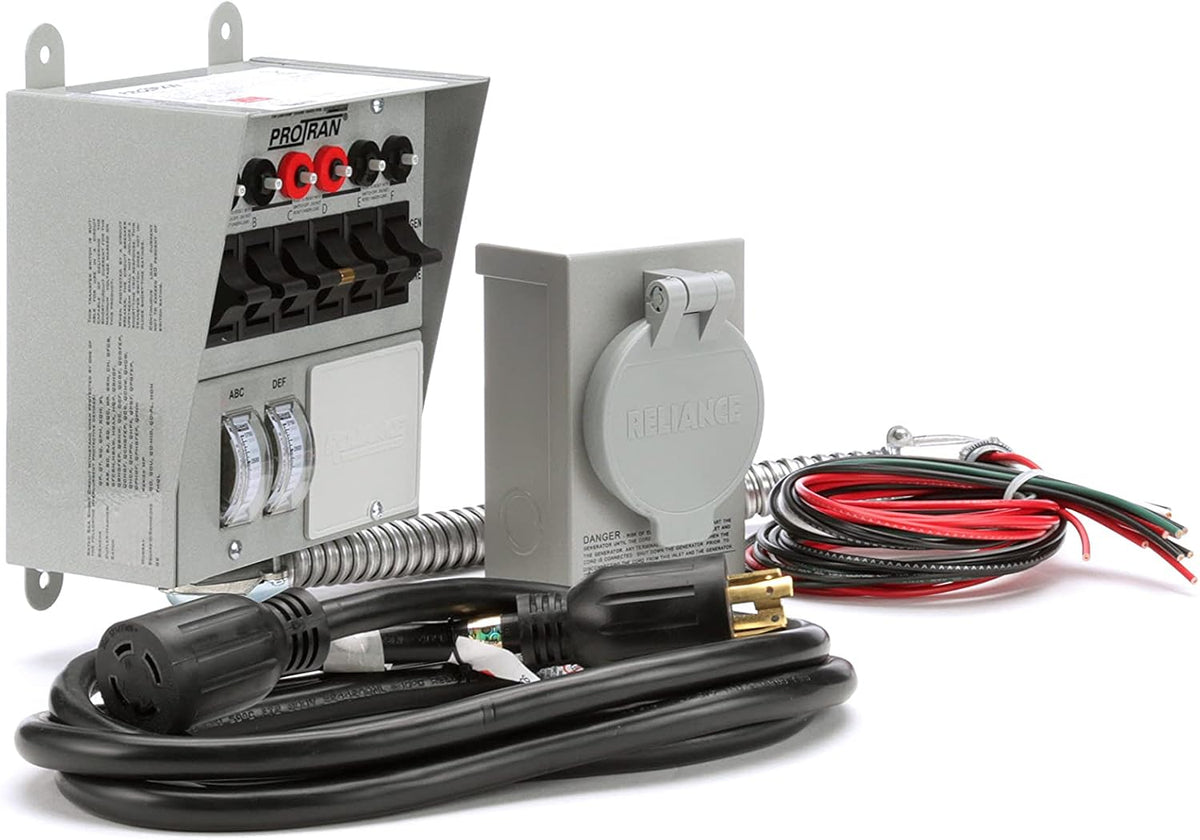 30 Amp 6-Circuit Transfer Switch Kit for Generators D532357