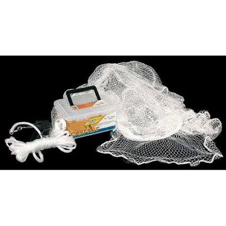 White Nylon Cast Net 4 ft 3/8x22 Mesh T390768
