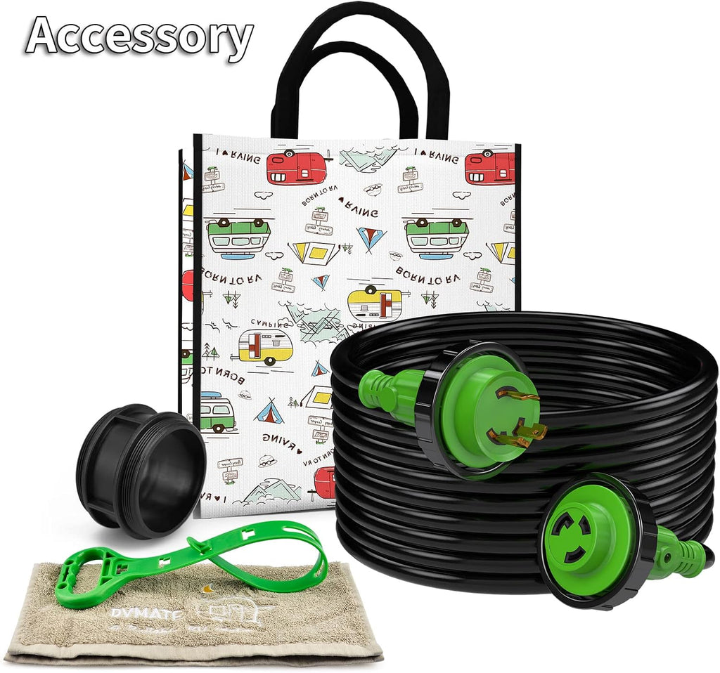 30 Amp Generator Extension Cord 50 Feet 10 Gauge C17742
