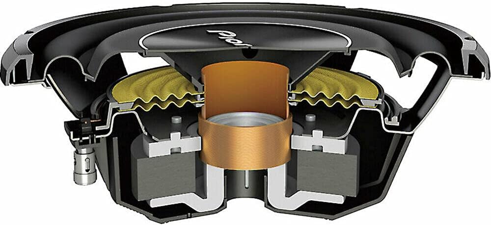 1200 Watt 10" Shallow Mount 4 Ohm SVC Subwoofer Q350