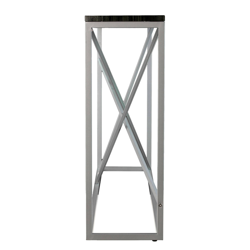 Faux Marble Skinny Console Table P32027