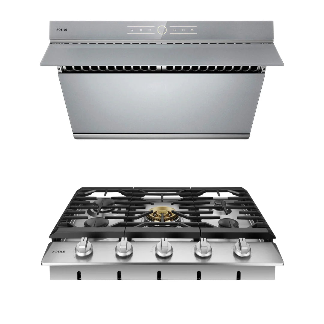 30 Inch Cooktop and 30 Inch 850 CFM Range Hood D5450