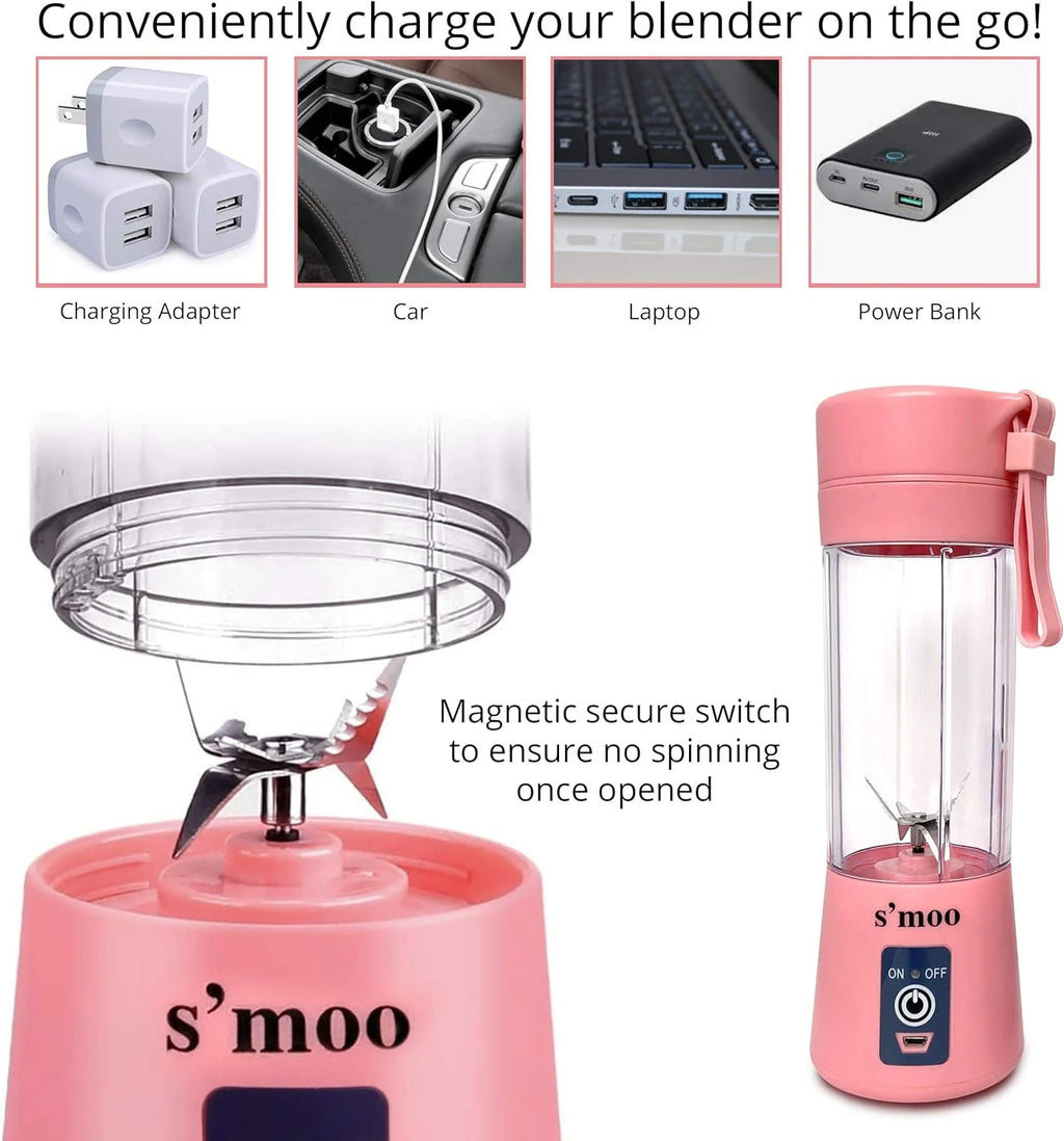 Portable USB Rechargeable Blender 13 Oz P5548