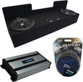 Compatible with 1995-2004 Toyota Tacoma Extended Cab Dual 12 Sub Box Enclosure & Amp L3321