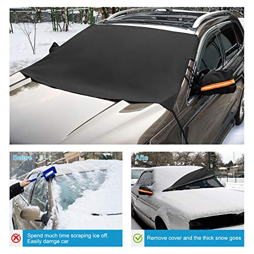 600D Windshield Cover with Side Covers 76 x 49 inches N44927