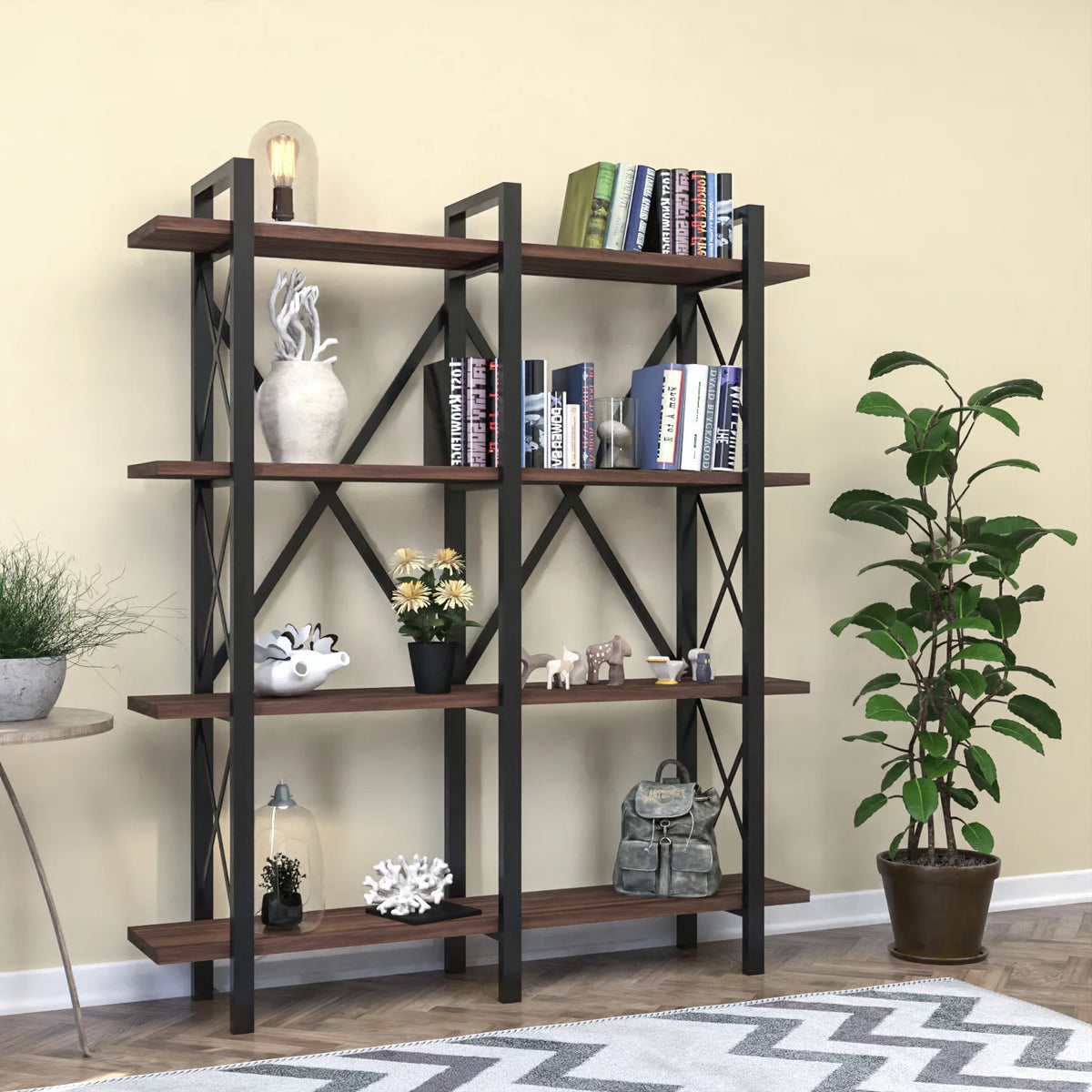 4 Tier Metal Bookshelf P712520