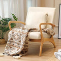 Accent Chair with Lumbar Pillow Upholstered Linen Fabric L83790