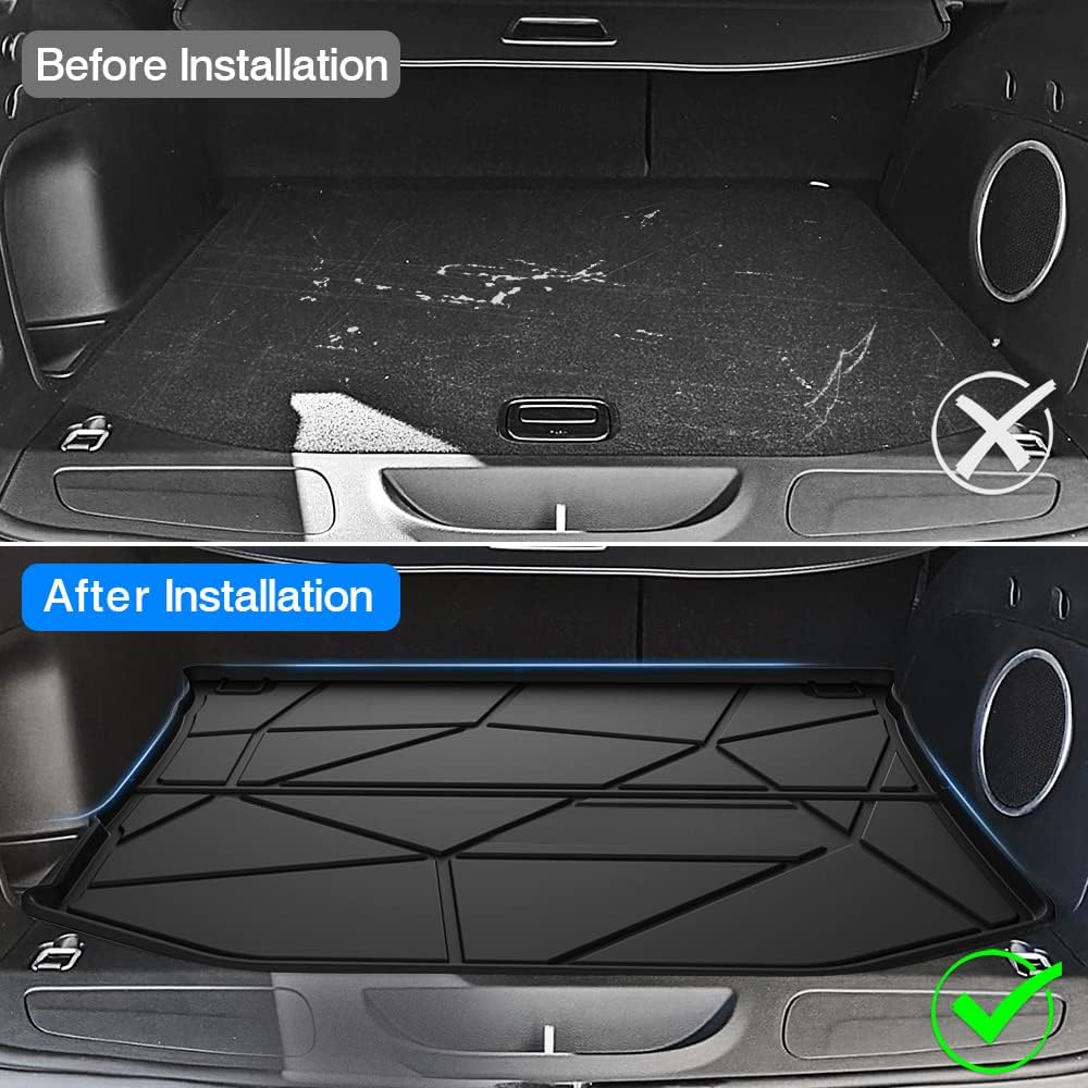 All Weather Custom Fit Cargo Liner Rear Trunk Liner Non-Slip TPO B7216