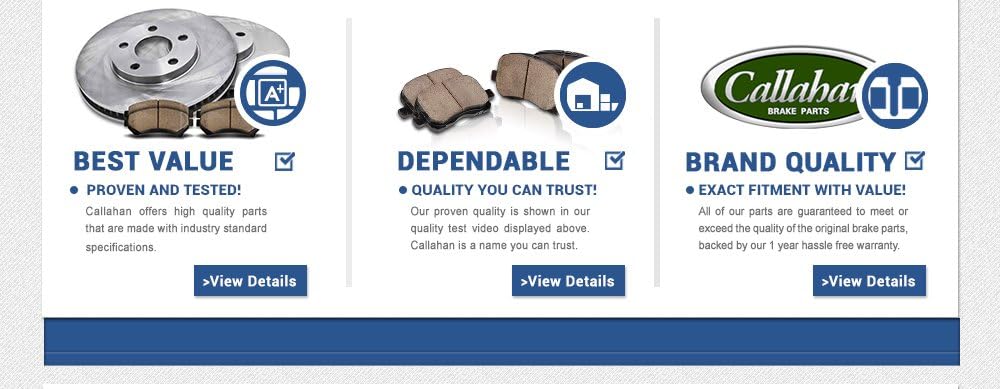 2 Brake Rotors Set Pack of 2 I168468