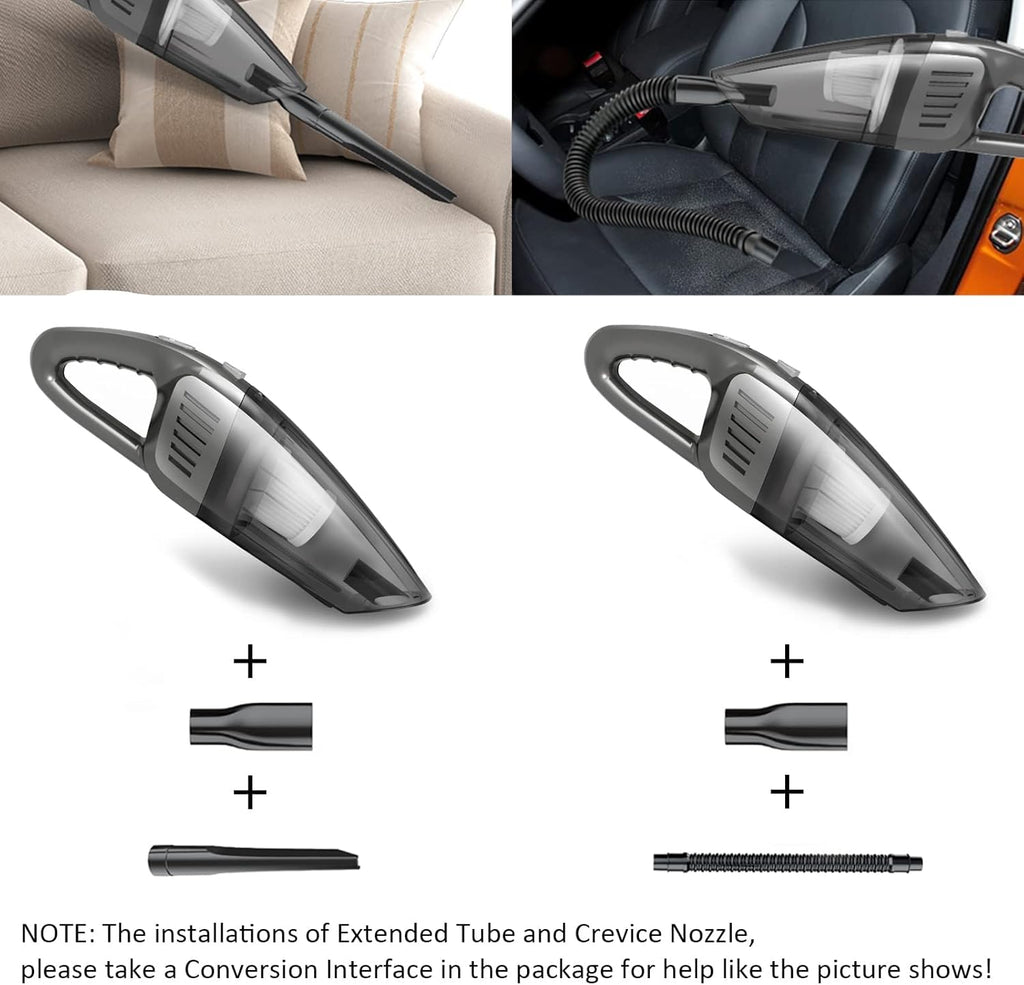 Portable Cordless Car Handheld Vacuum Cleaner, 8000PA, 120W, Wet & Dry Use G5604