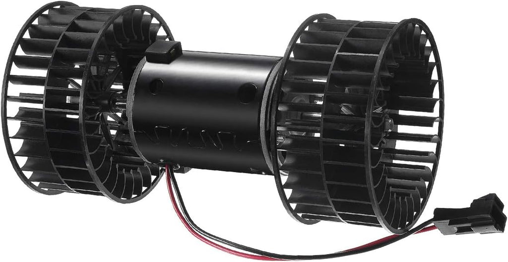 Heater Blower Motor with Fan Cage, Single Speed 12V, Pack of 2 W47003