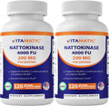 Nattokinase Supplement 4,000 FU 120 Delayed Release Capsules P13917