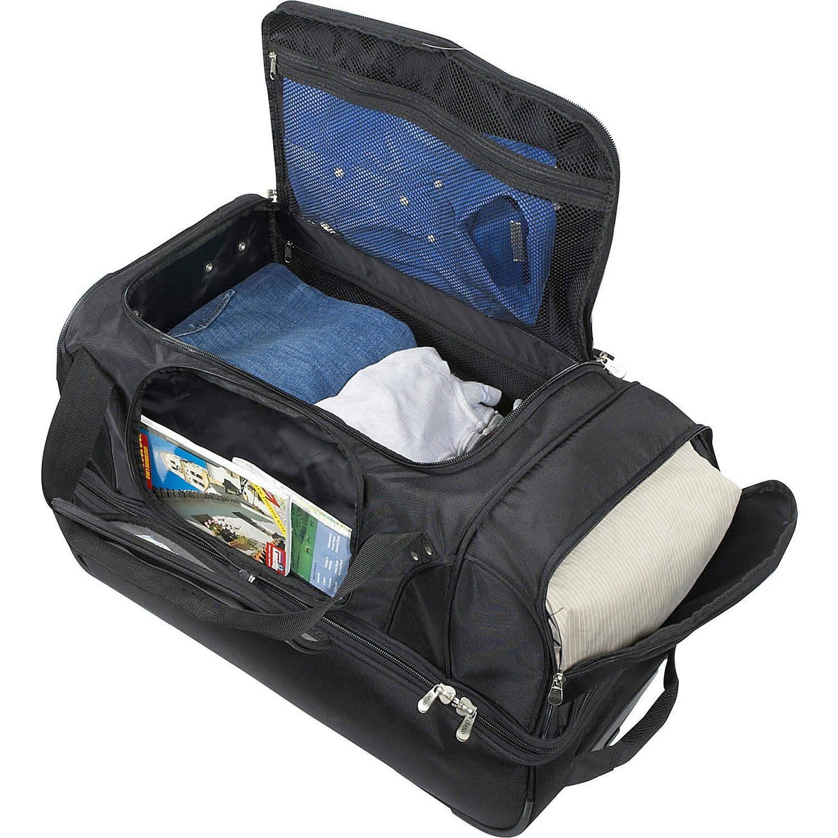 NCAA Rolling Drop Bottom Duffel B390013