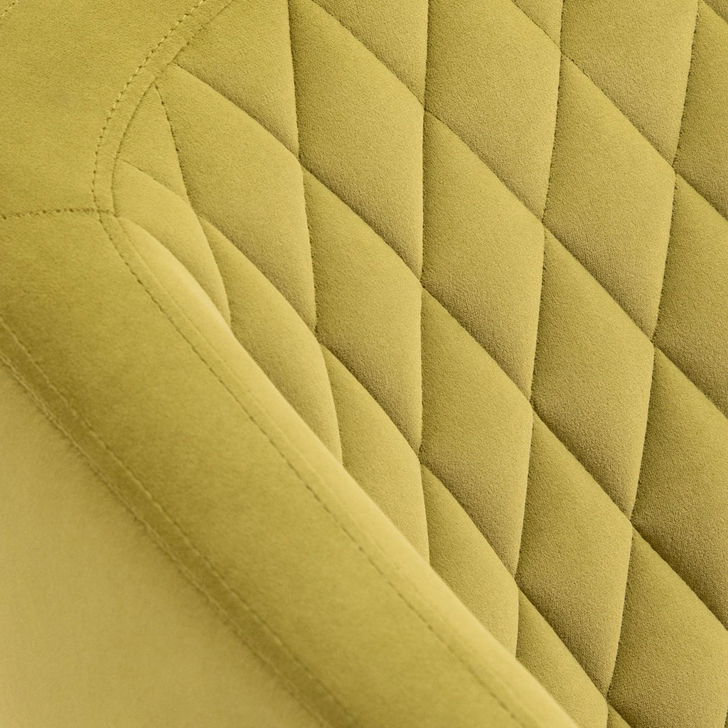 Velvet Upholstered Accent Chair with Metal Legs B763