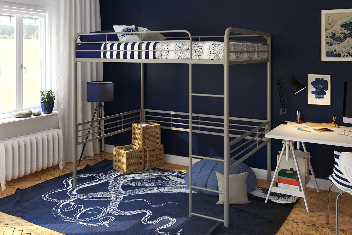 Full Metal Loft Bed Z459452
