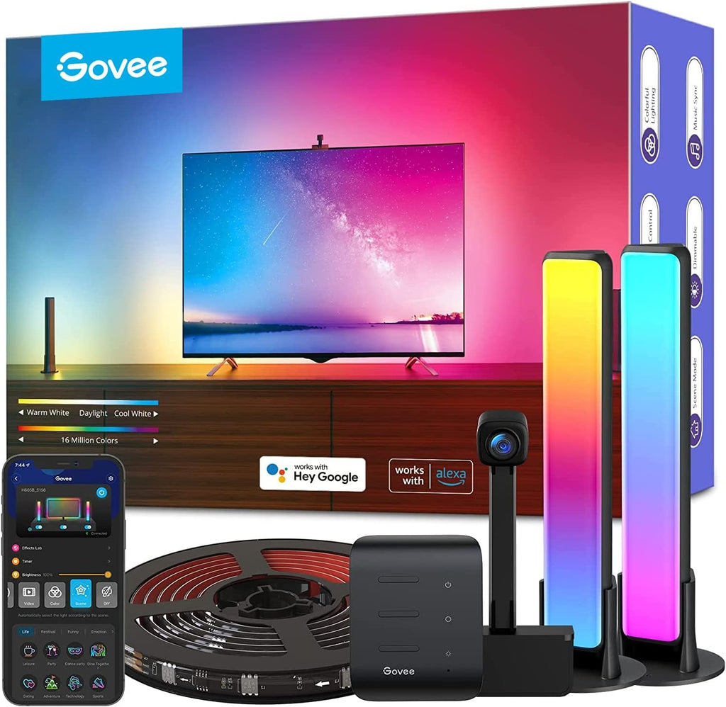 Smart Wi-Fi RGBIC LED TV Backlight with Camera S1641