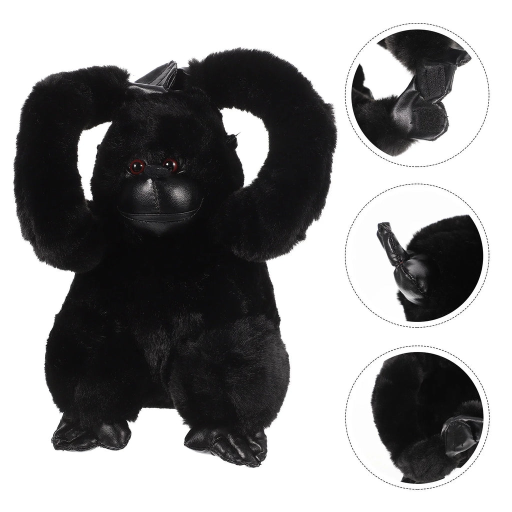 Large Plush Gorilla Stuffed Doll Q870278
