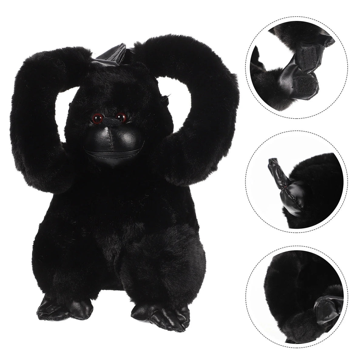 Large Plush Gorilla Stuffed Doll Q870278