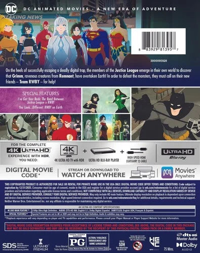 4K Ultra HD + Digital Copy G15944