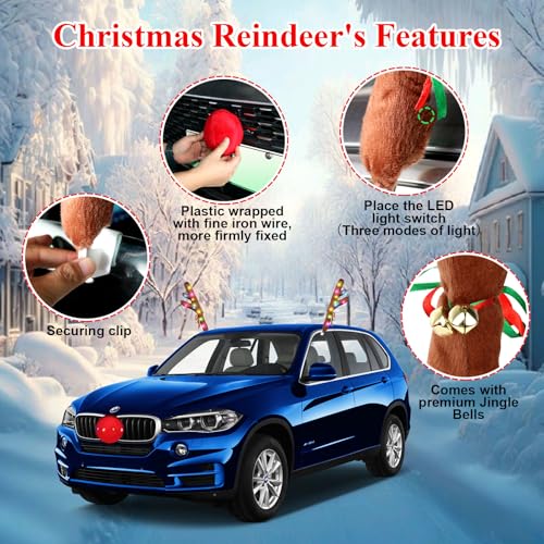 Christmas Reindeer Car Kit with LED I339