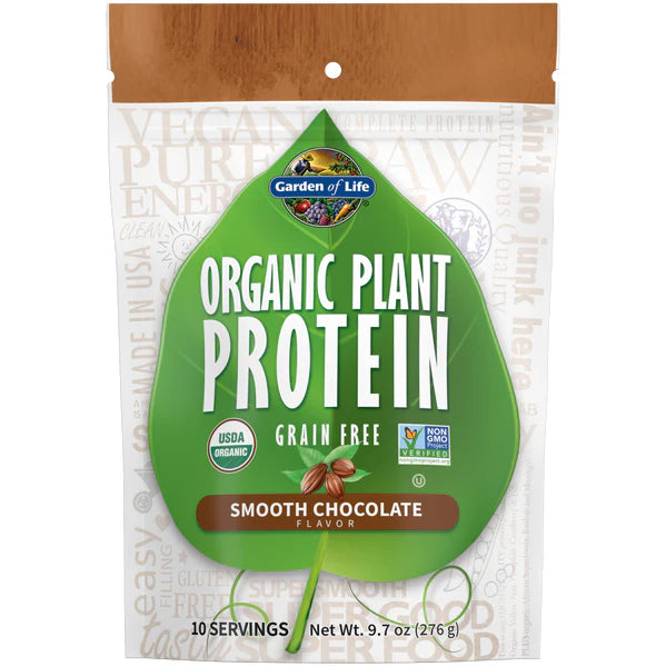 Organic Plant Protein Chocolate 9 oz J873