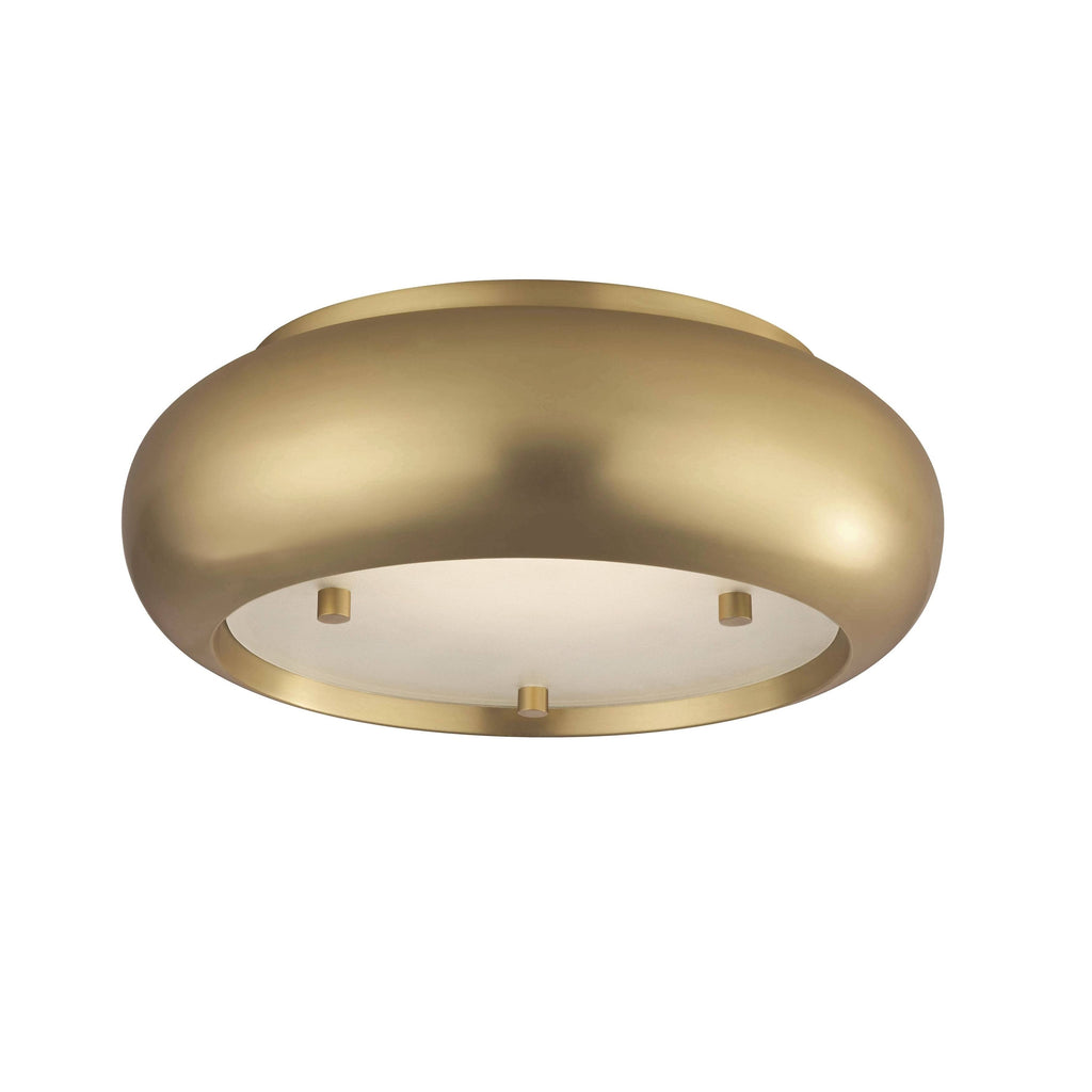 Aged Brass Flush Mount A55148
