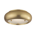Aged Brass Flush Mount A55148