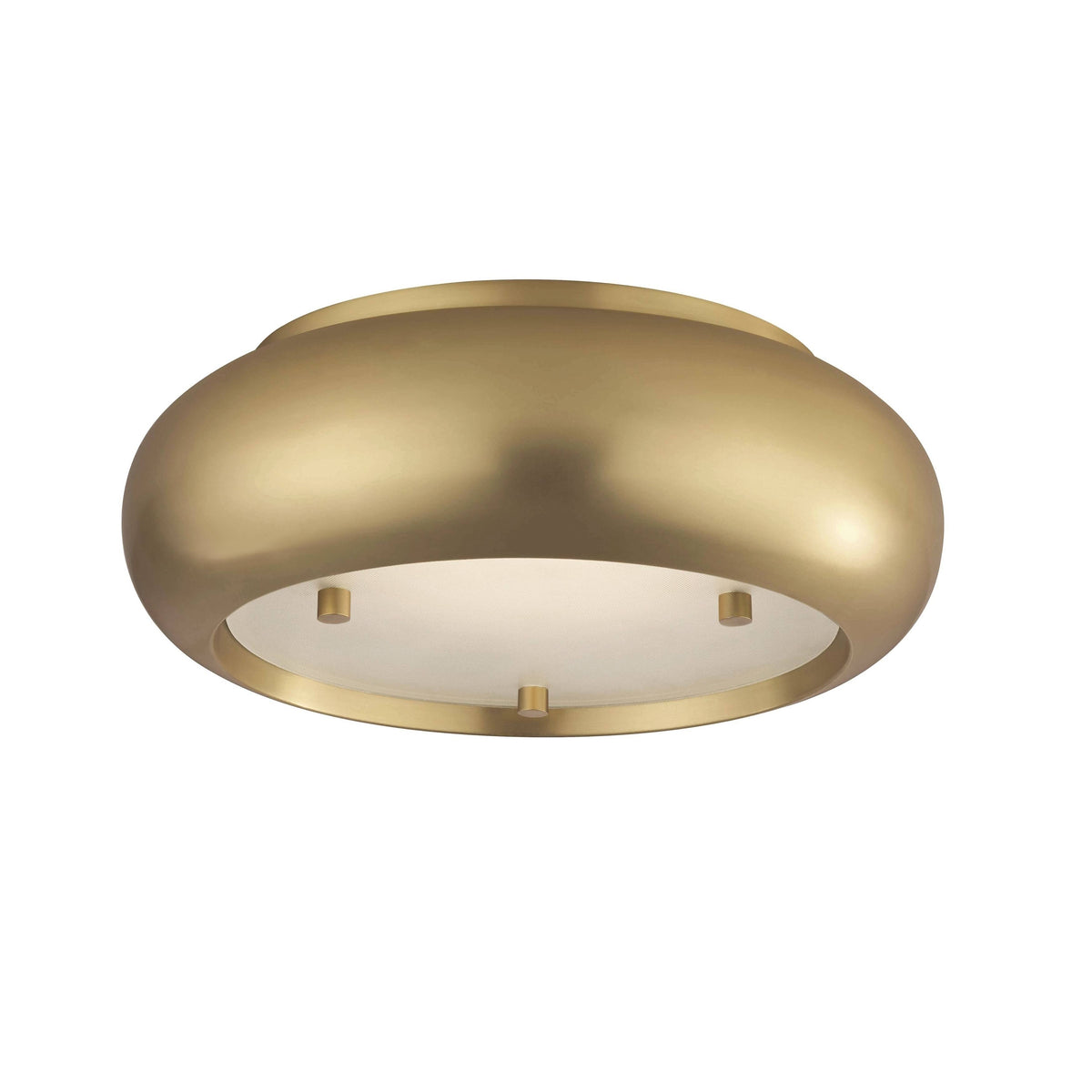 Aged Brass Flush Mount A55148