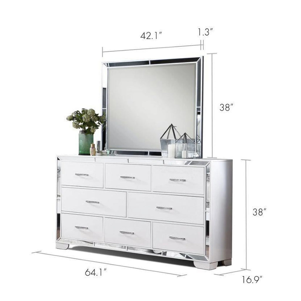 King Bedroom Set with LED Lights E405614