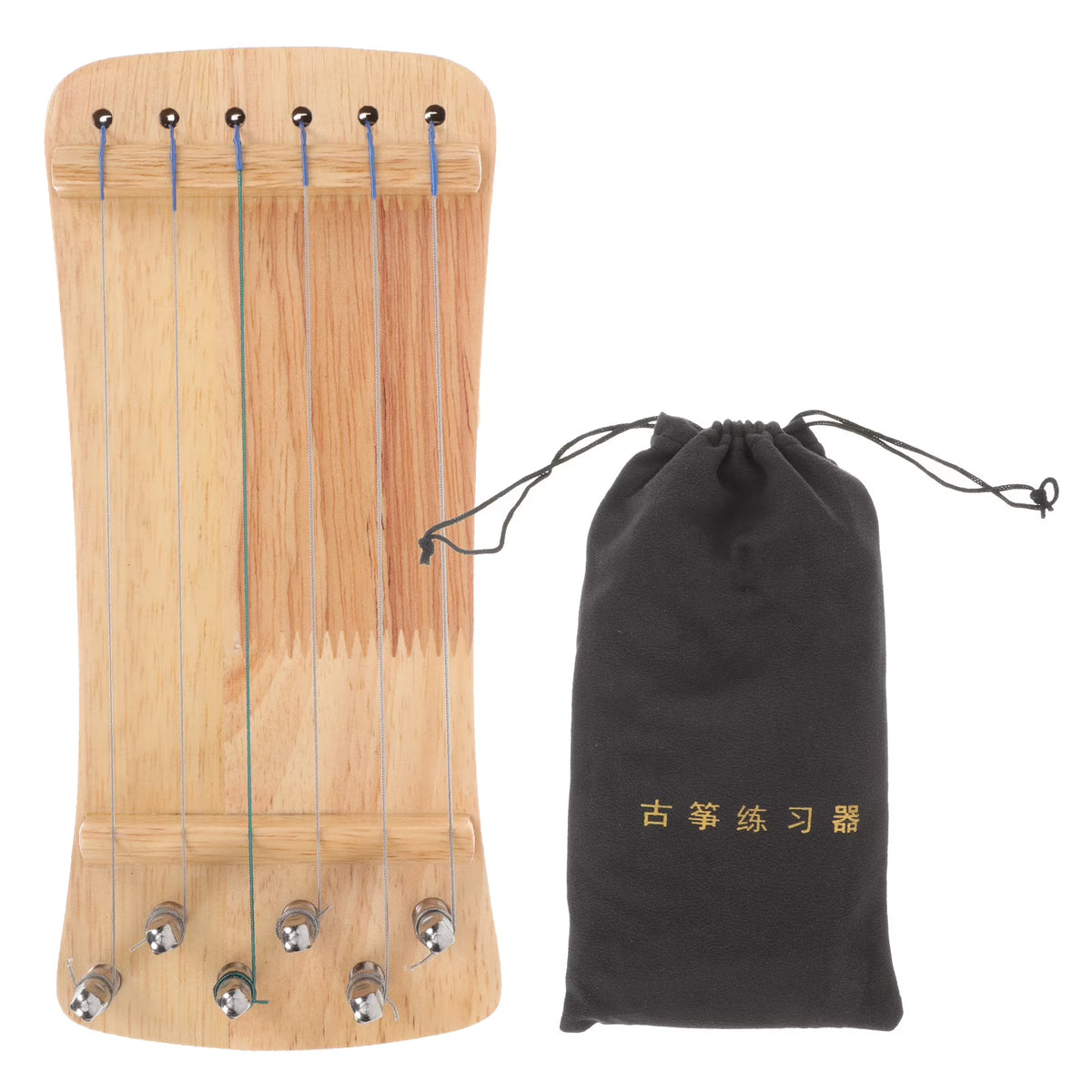 Solid Wood Mini Guzheng Finger Trainer G805