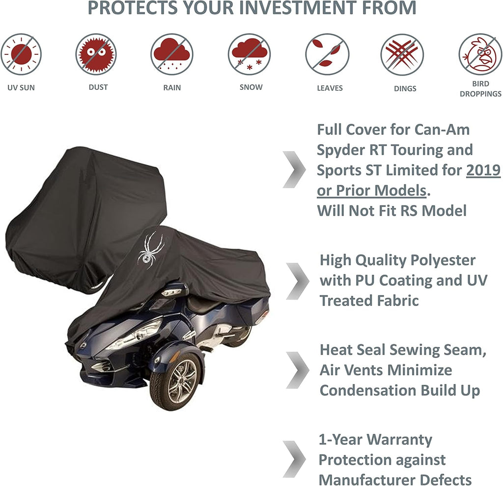 Full Cover for Can-Am Spyder RT Touring Sports ST Limited E366817