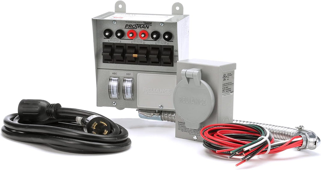 30 Amp 6-Circuit Transfer Switch Kit for Generators D532357