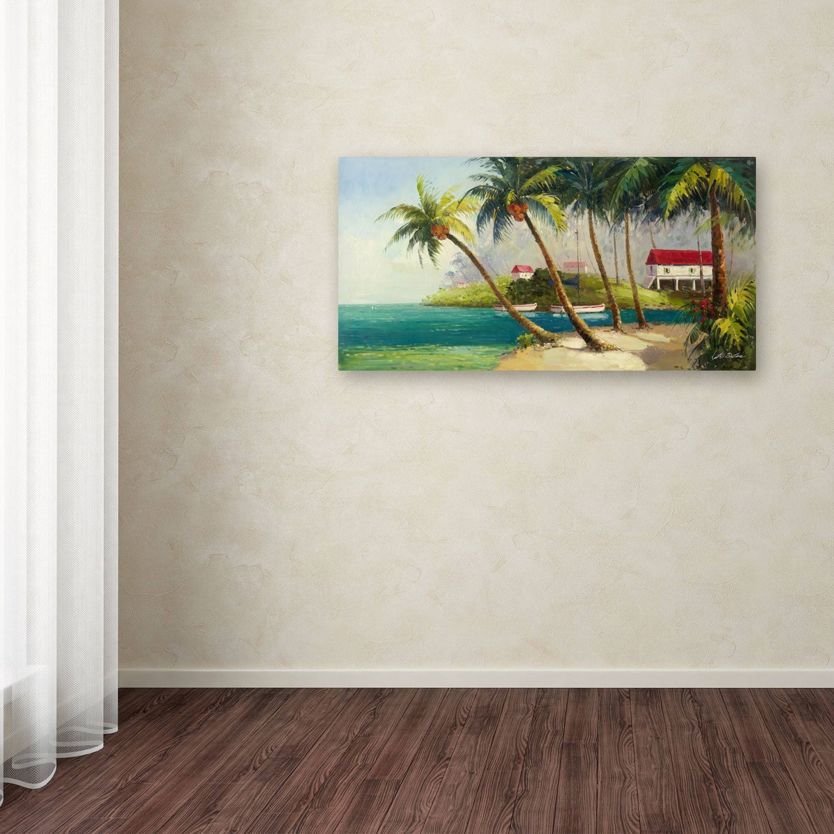 Caribean Bay Canvas Art Q313827