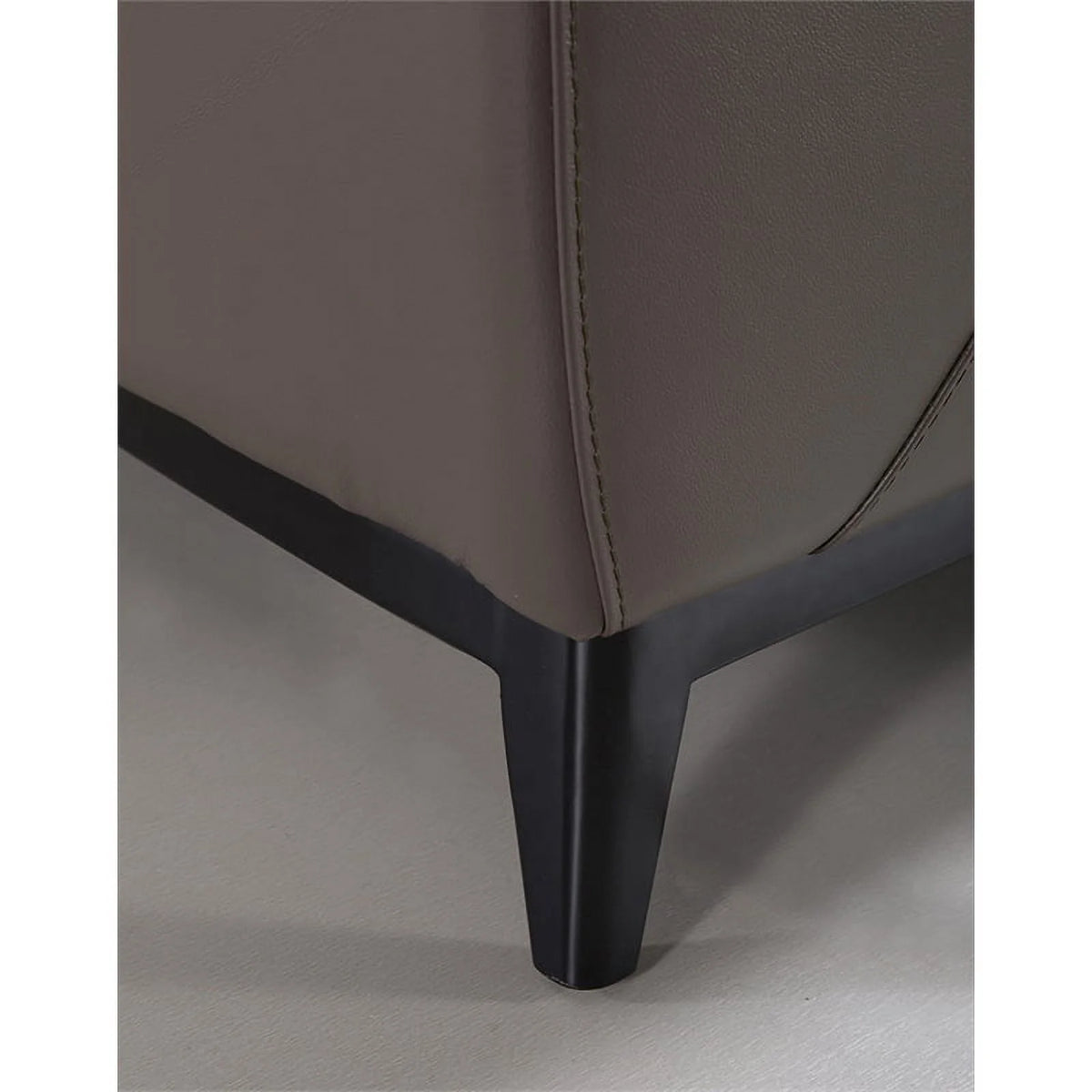 Taupe Italian Aniline Leather Loveseat S661