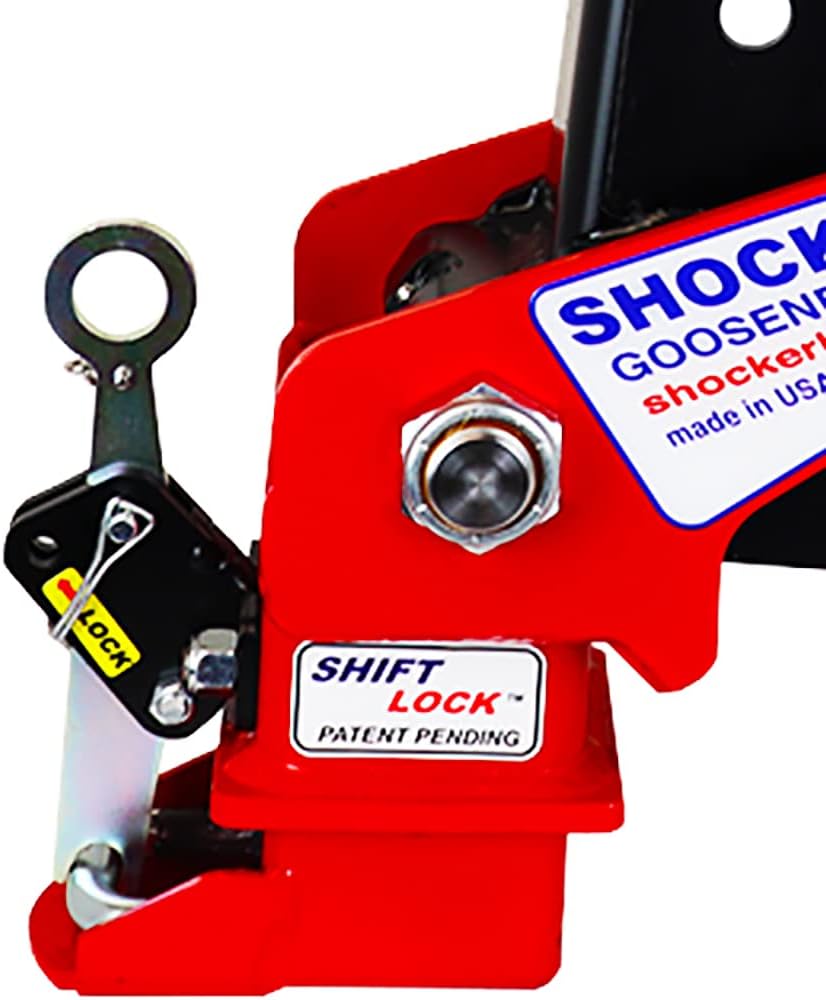 Gooseneck Air Hitch & Coupler, Round 4" Angled Pin 30K Coupler 9" Offset K841