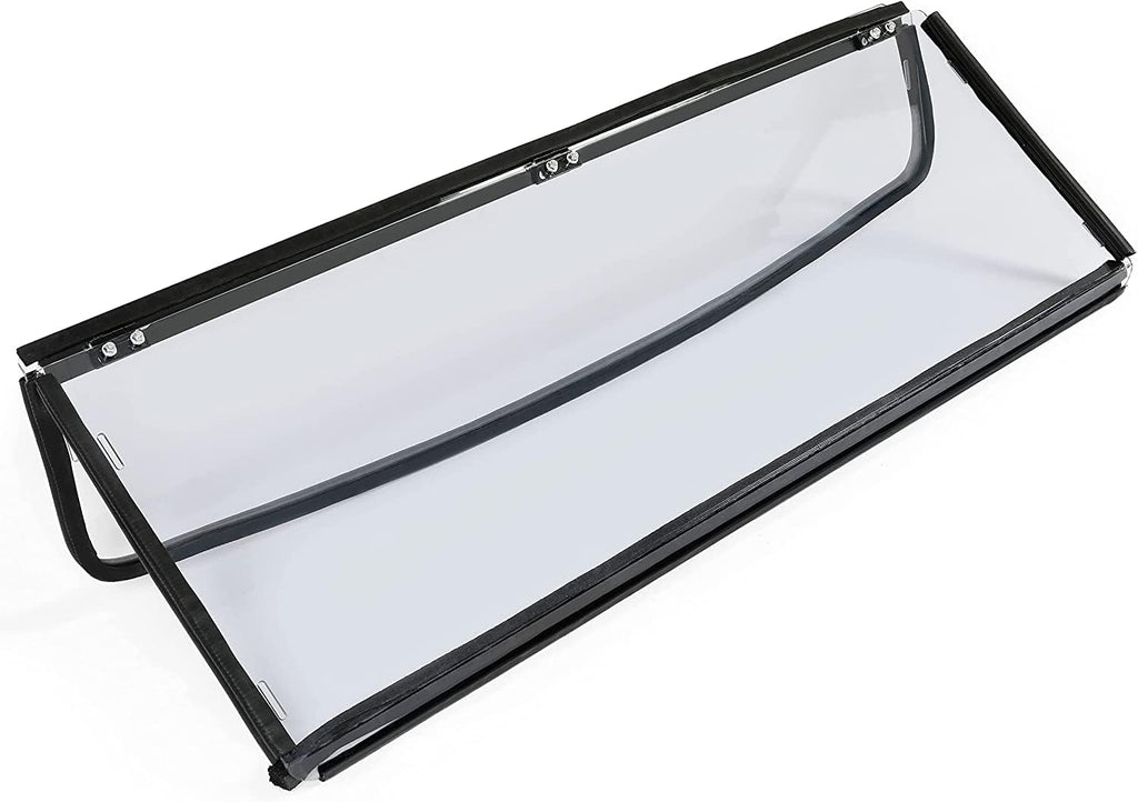 Flip Windshield for Polaris Ranger 1000 Front 2-in-1 Fold Down Clear Windscreen O146