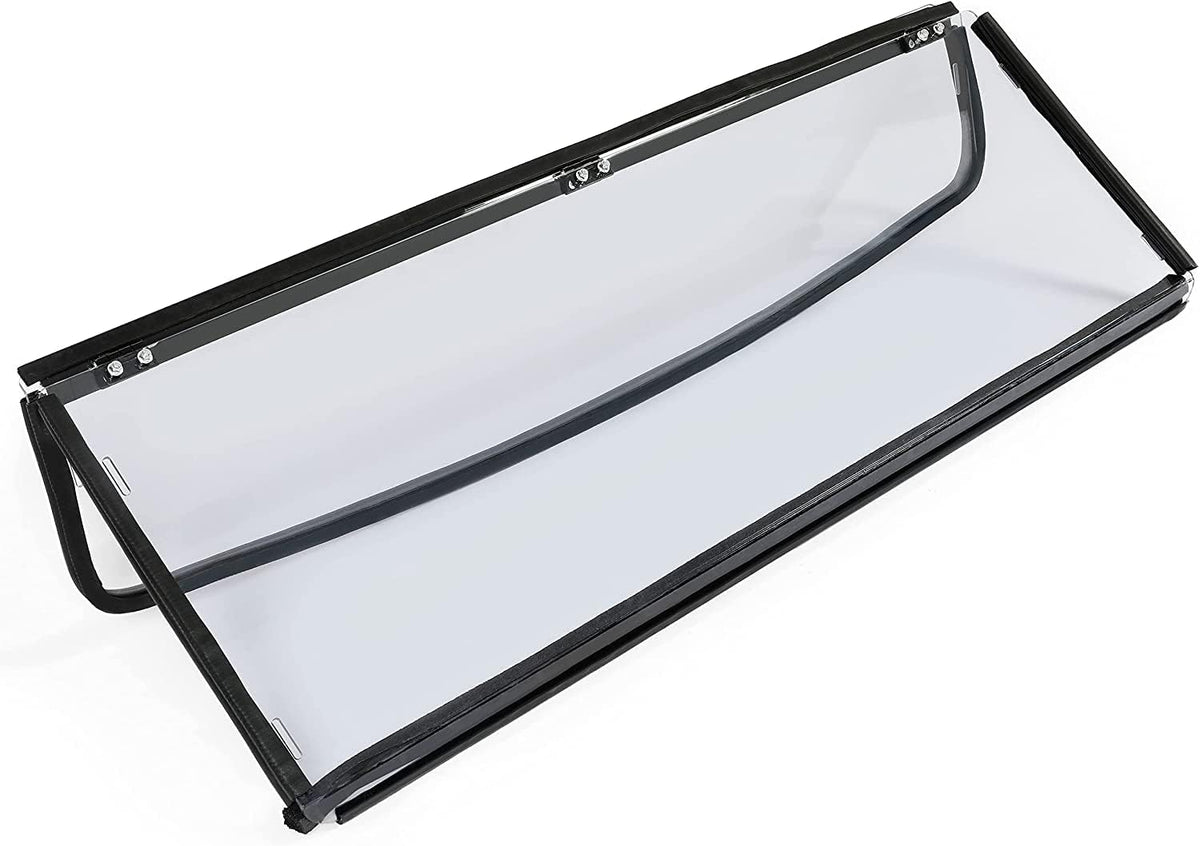 Flip Windshield for Polaris Ranger 1000 Front 2-in-1 Fold Down Clear Windscreen O146