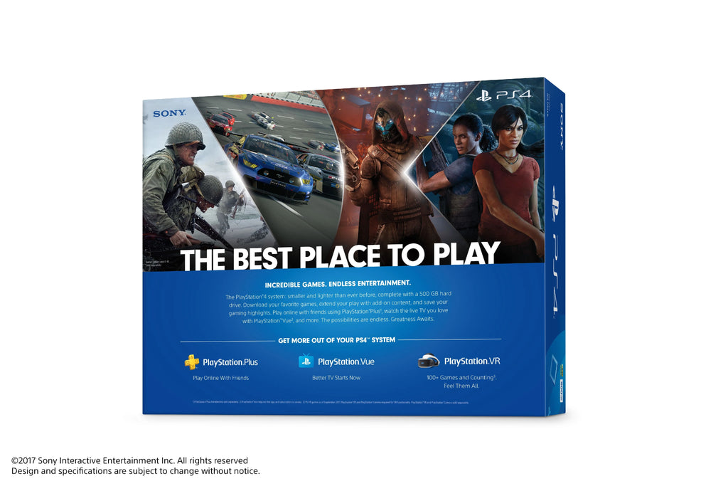 Restored Playstation Slim 500GB Gaming System I499
