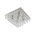 Square Ceiling Lamp Chrome Q392560