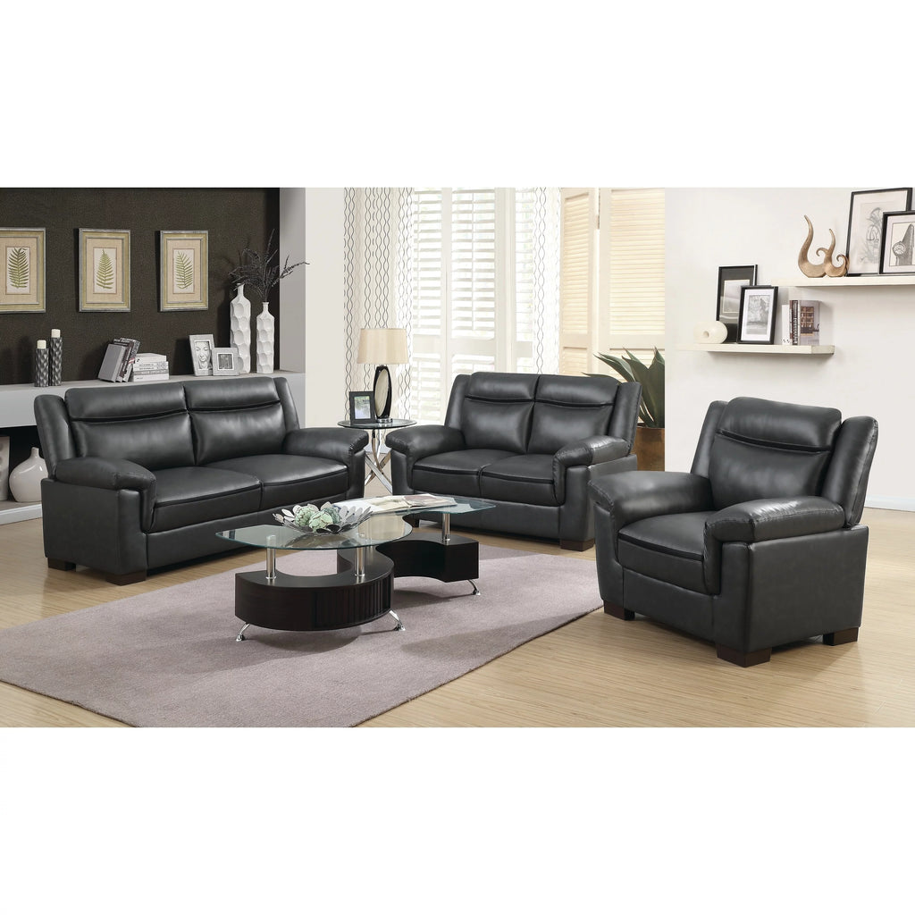 Grey Upholstered Sofa U314117