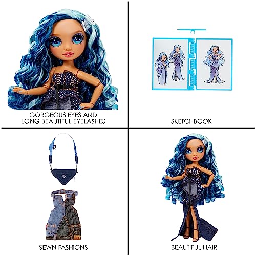 Blue 11” Fashion Doll and Playset with 2 Complete Doll Outfits and Fashion Play Accessories B1145
