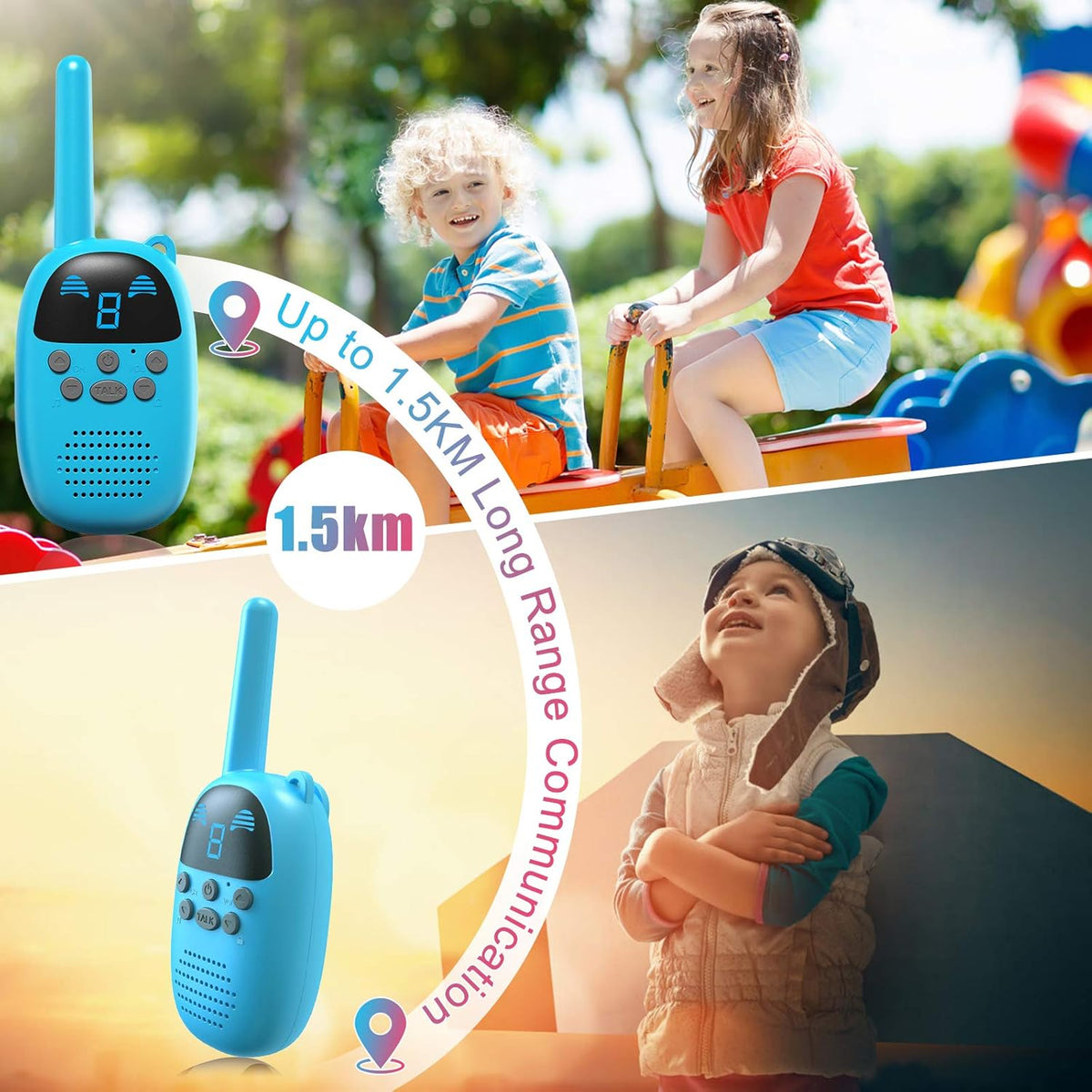 Kids Walkie Talkies 5 Pack Two Way Radios M610934