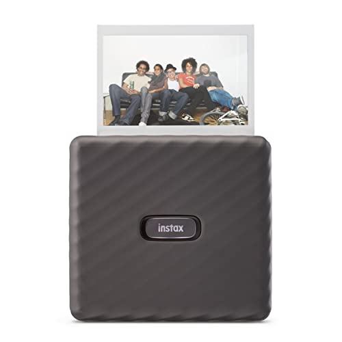Mocha Grey Instant Film Printer Bundle with Twin Pack Film Q3493