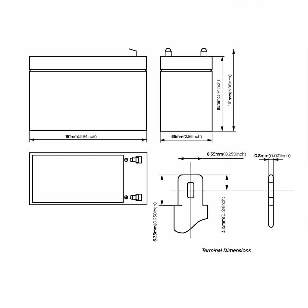 Replacement Battery F3651