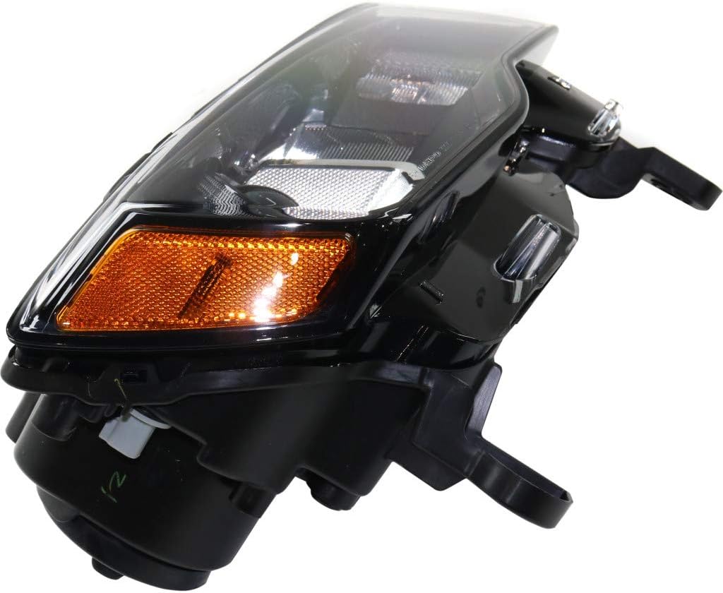 Jeep Grand Cherokee Passenger Side Black Bezel Halogen Headlight Assembly V45479