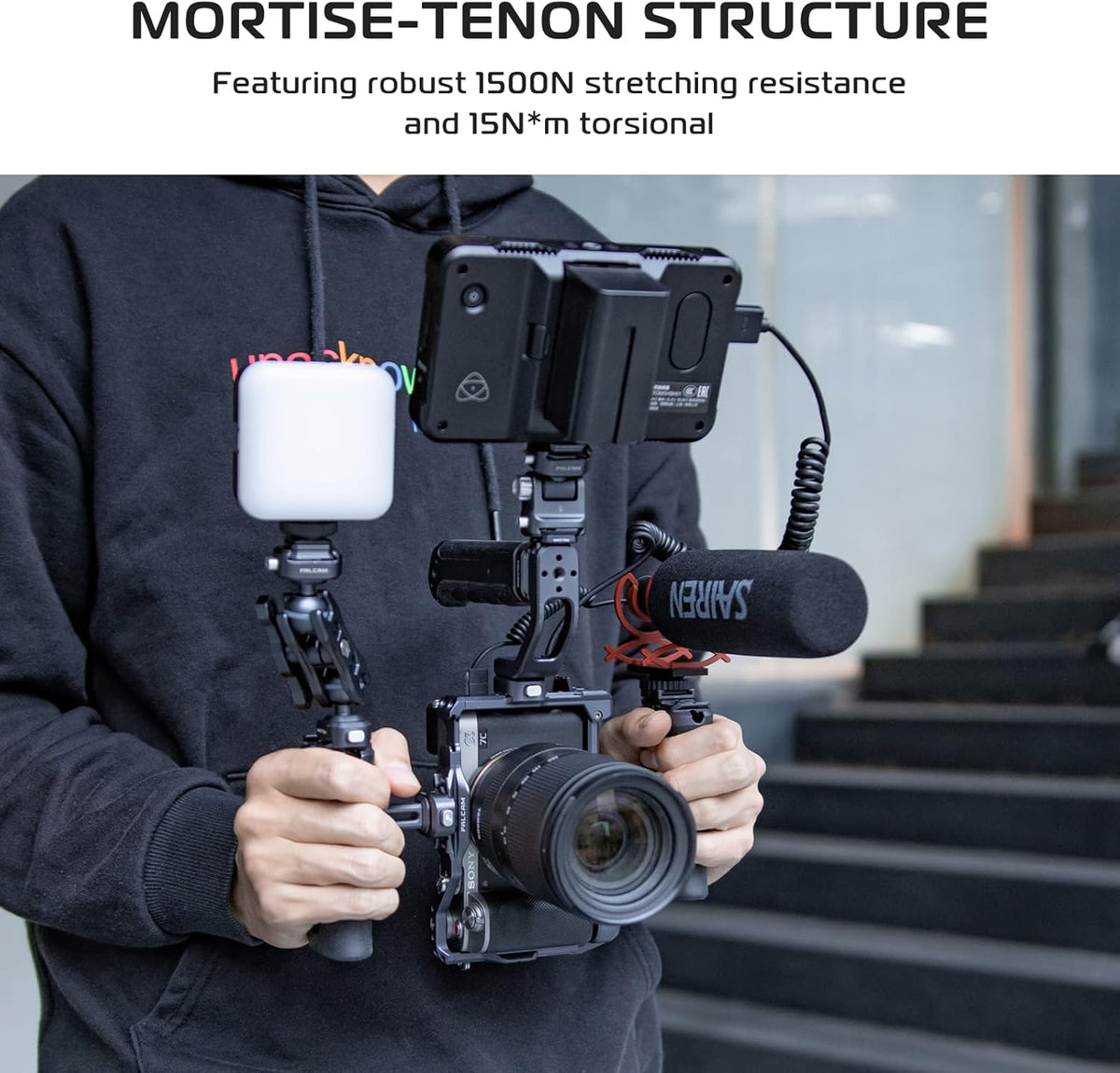 Camera Monitor Mount with 360° Rotation Ballheads O321