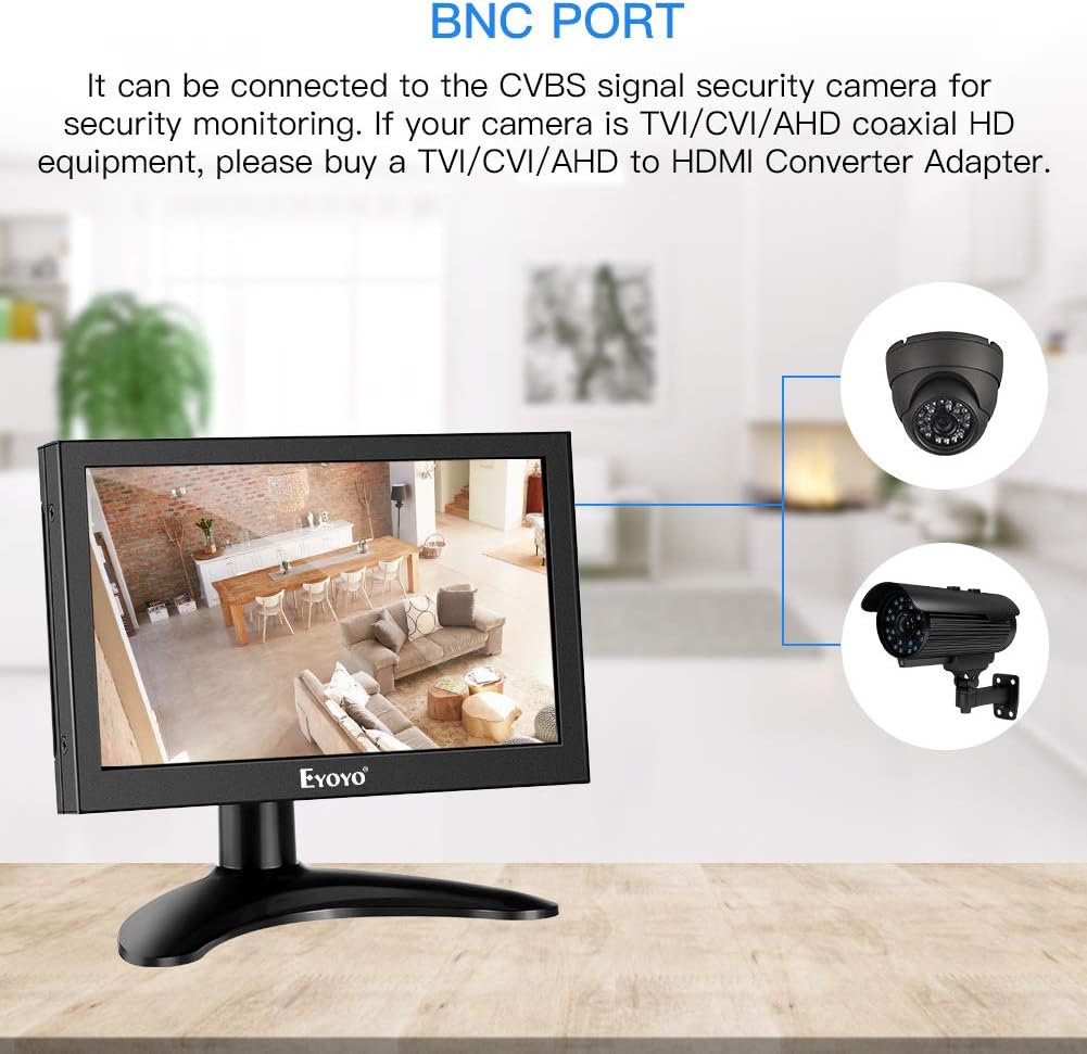 7 inch Portable IPS HDMI LCD Monitor Pack of 2 W9599