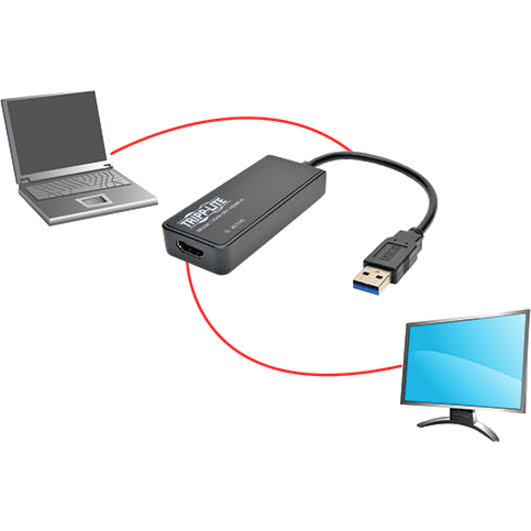 USB 3.0 to HDMI Dual Monitor Adapter 1080p D423729