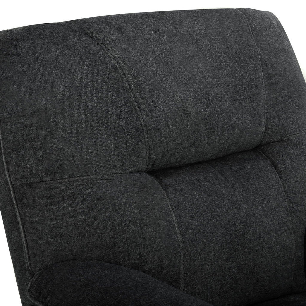 Dark Gray Swivel Glider Rocker Recliner B906520